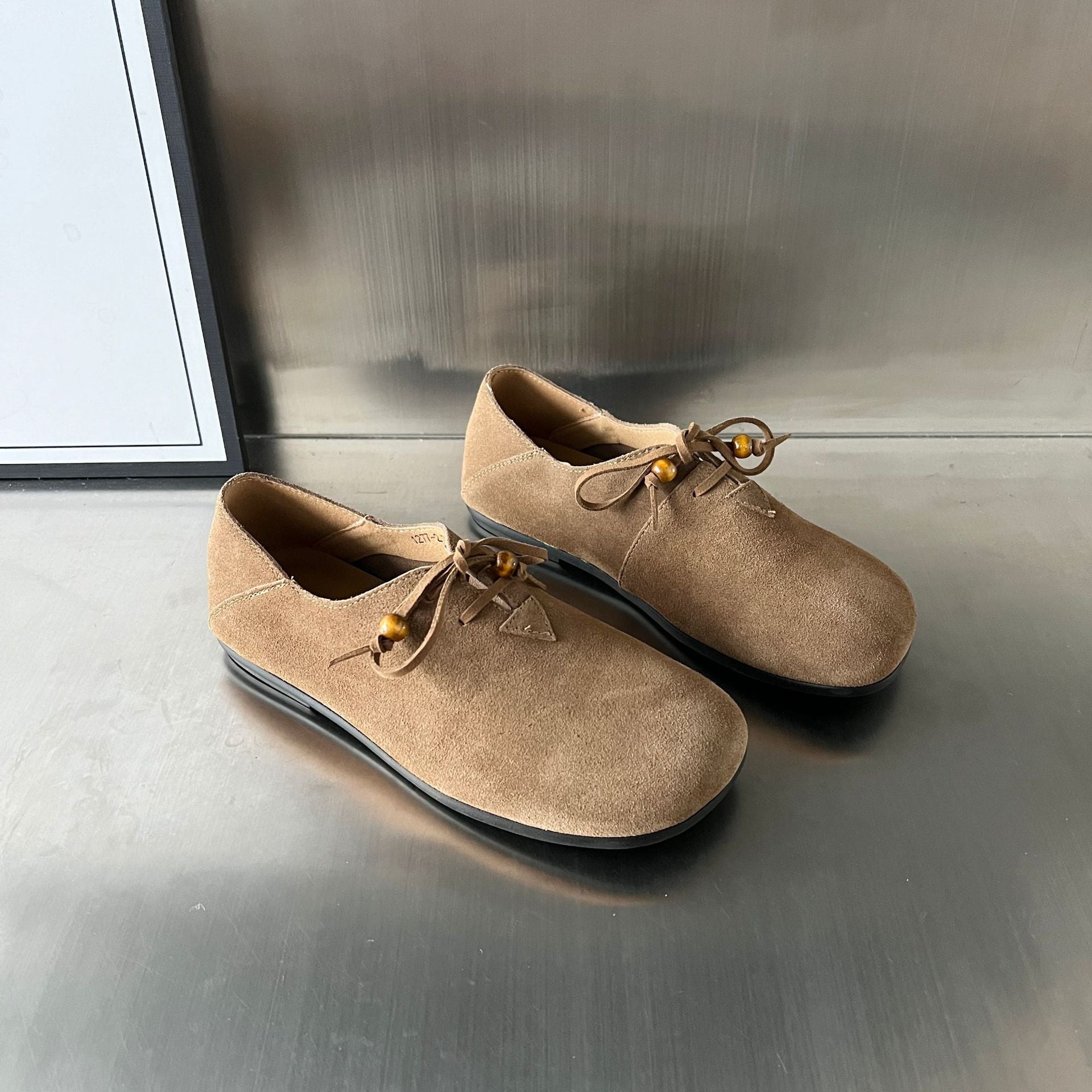 Damen Mokassins mit bequemer Innensohle und modischem Schnürdesign R&B