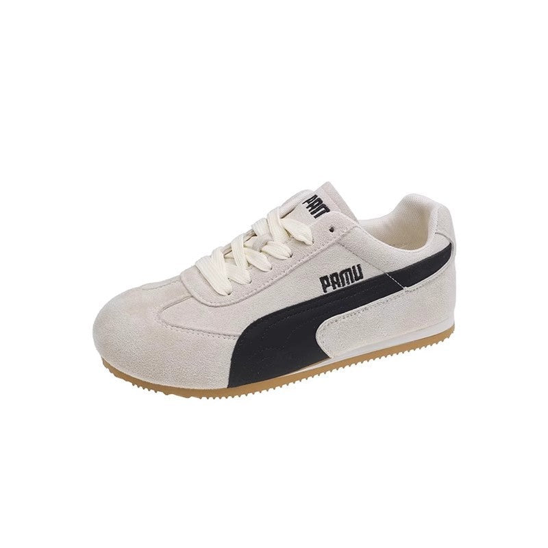 Damen Sportliche Sneaker mit hochwertigem Wildleder-Obermaterial und rutschfester Sohle