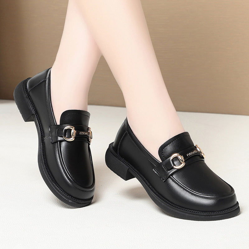 Damen Elegante Loafers mit modischem Kettendetail und bequemer Sohle R&B