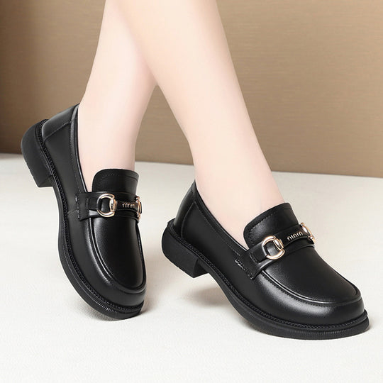 Damen Elegante Loafers mit modischem Kettendetail und bequemer Sohle R&B