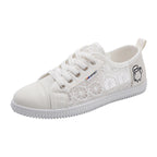 Damen Sneakers mit floralen Einsätzen und verstärktem Komfort R&B