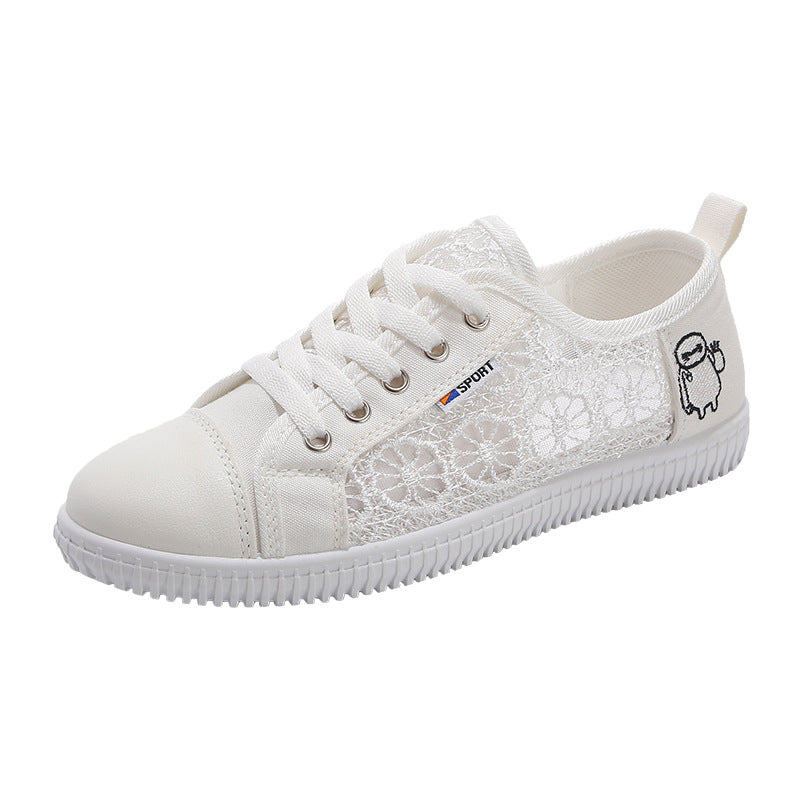 Damen Sneakers mit floralen Einsätzen und verstärktem Komfort R&B