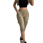 Damen Cargo-Jogginghose mit praktischen Taschen und elastischem Bündchen R&B