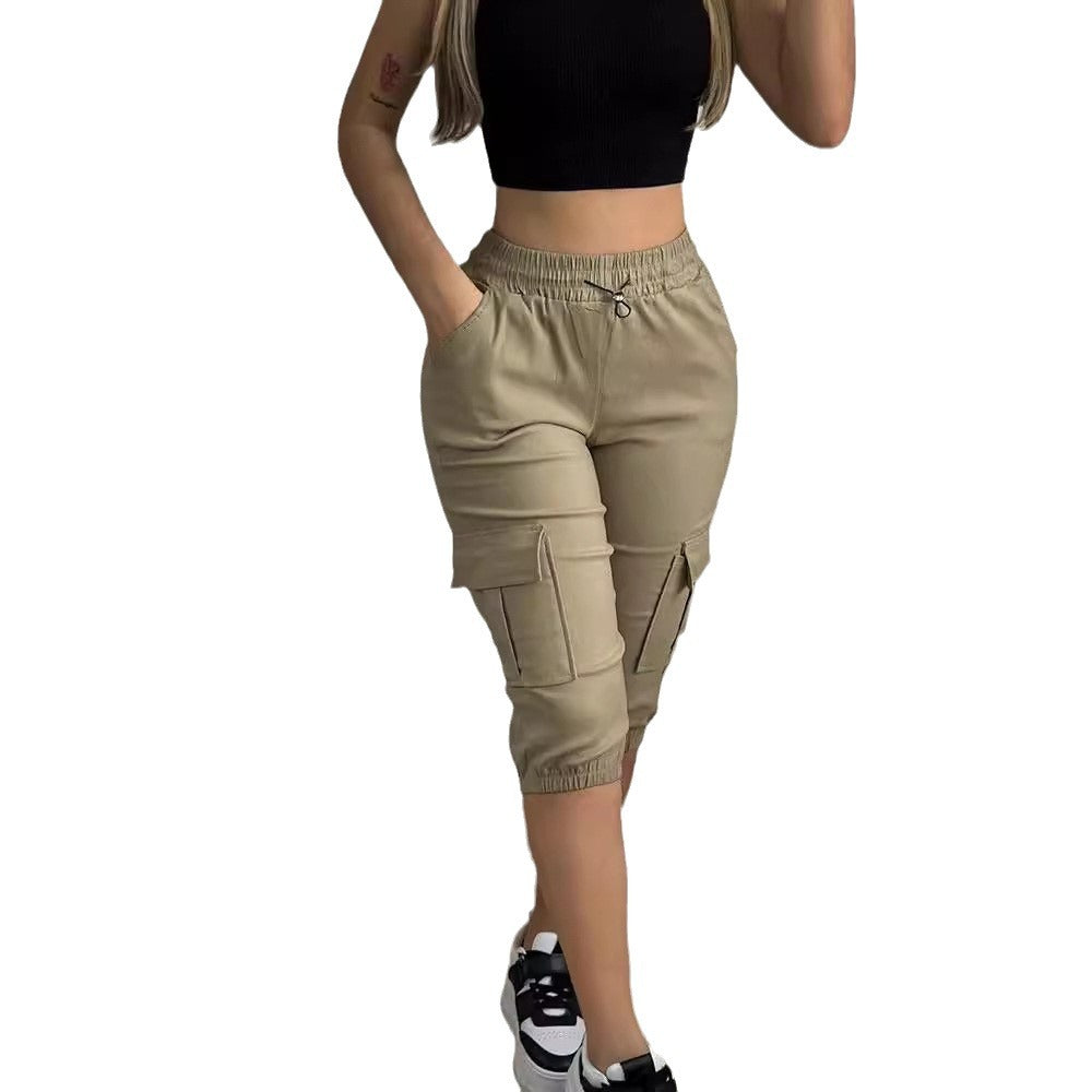 Damen Cargo-Jogginghose mit praktischen Taschen und elastischem Bündchen R&B
