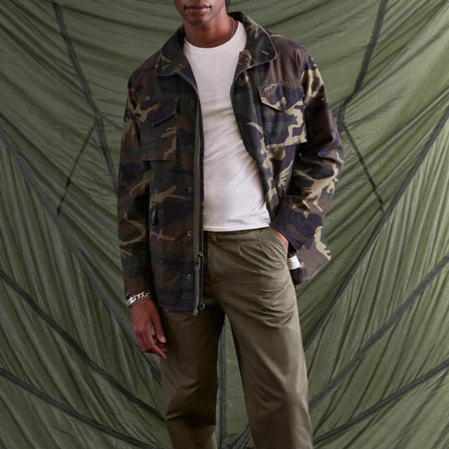 Herren praktische Utility-Jacke mit mehreren Taschen