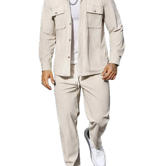 Herren Modisches Hemd mit Brusttaschen R&B