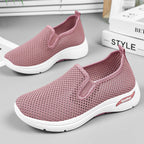 Damen Atmungsaktive Slip-On Sneakers mit elastischem Band R&B