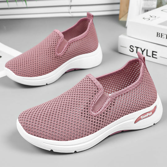 Damen Atmungsaktive Slip-On Sportschuhe mit elastischem Obermaterial R&B