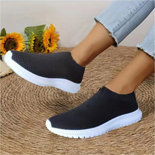 Damen Sneaker mit funkelndem Strass und flexiblem Schnitt R&B