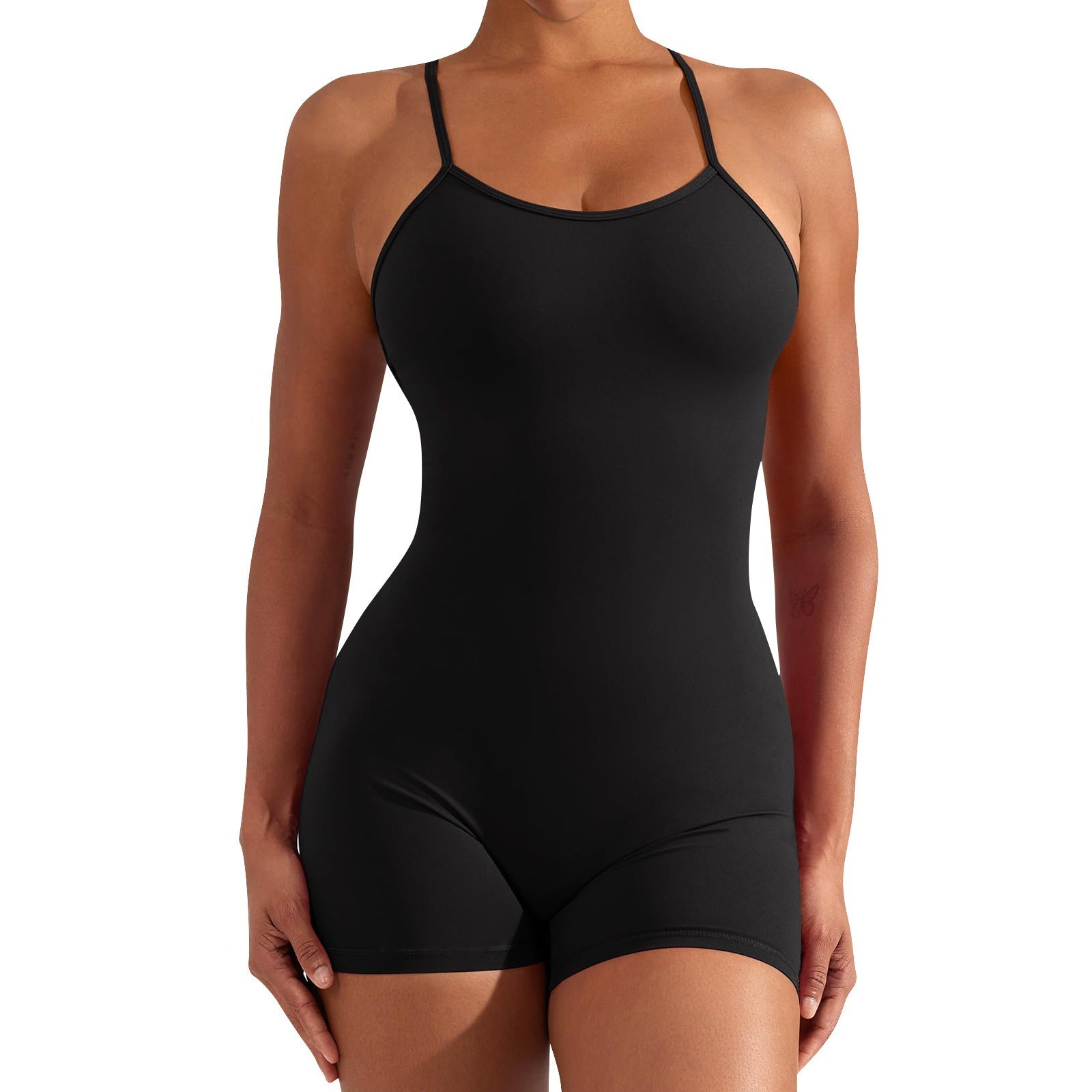 Damen Sportlicher Einteiler für Fitness und Schwimmen R&B