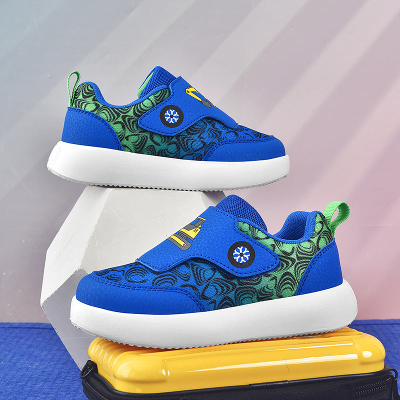 Damen Kindersneaker mit rutschfester Sohle und elastischem Klettverschluss