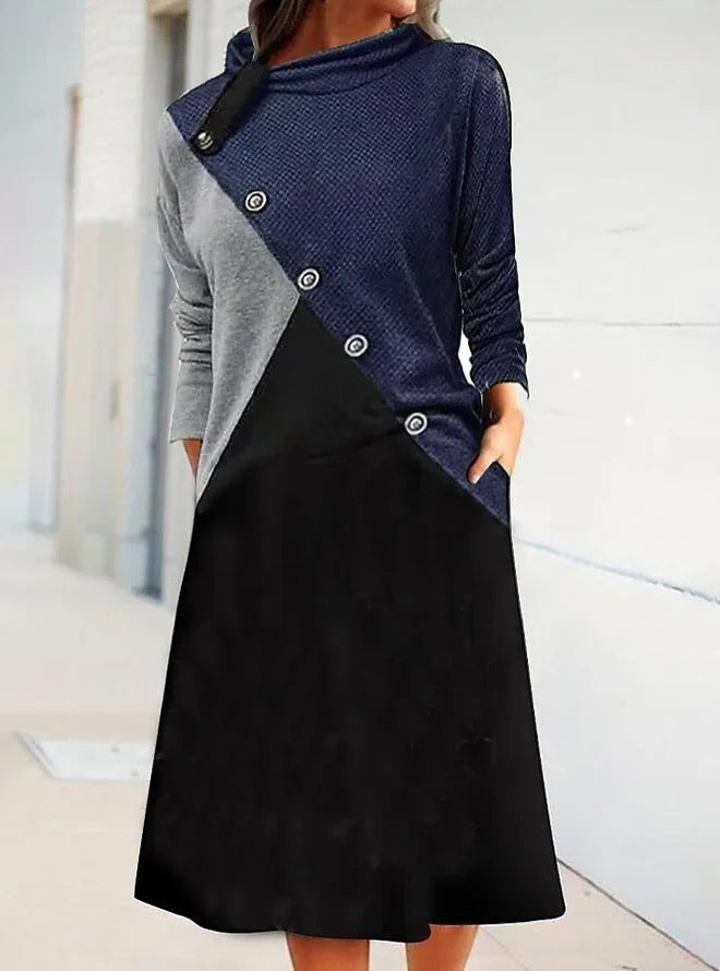 Damen Jumpsuit mit asymmetrischem Design und modischen Knopfdetails