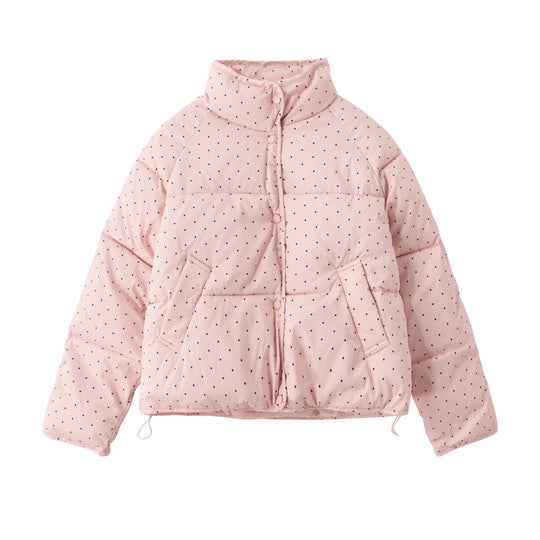 Damen elegante und moderne Steppjacke mit hohen Taschen R&B