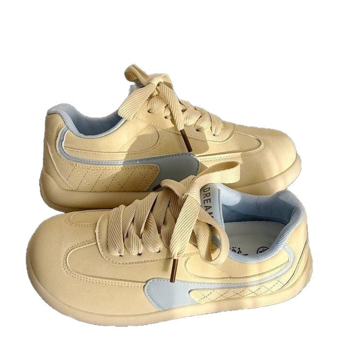 Damen Sportliche Sneaker mit atmungsaktiver Innensohle und modischer Oberflächenstruktur