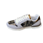 Damen Sportliche Sneakers mit robuster Wildleder-Oberfläche und modernen Designelementen R&B