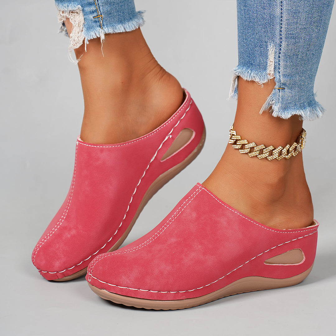 Damen Mules mit ergonomischem Fußbett und modischem Schnitt R&B