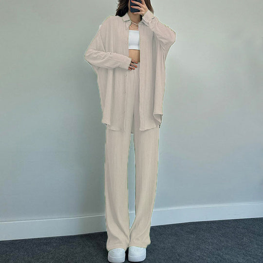 Damen lässiger Overall mit schickem Hemd R&B