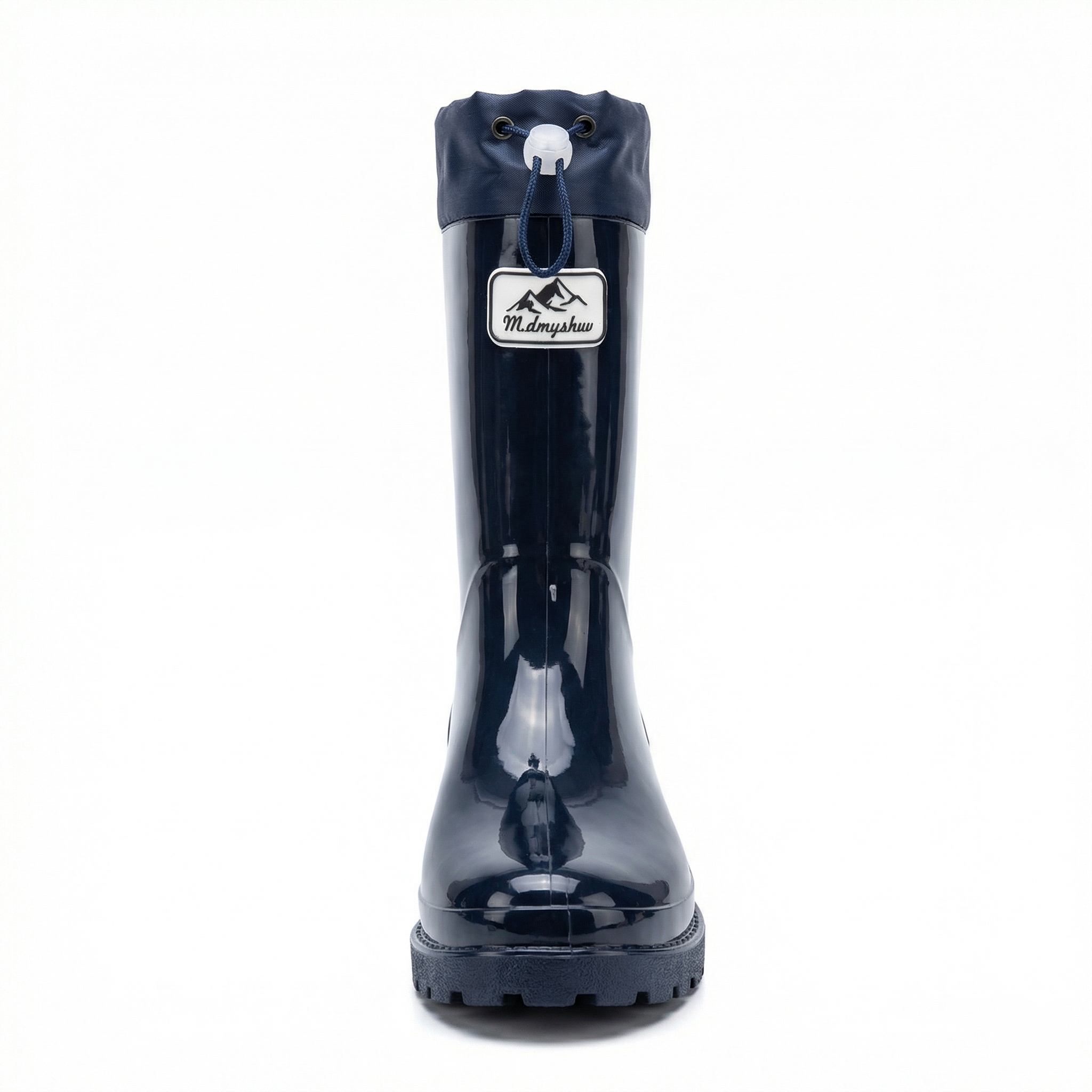 Damen Hochwertige und Stylische Gummistiefel mit Verstellbarem Schnürsystem R&B