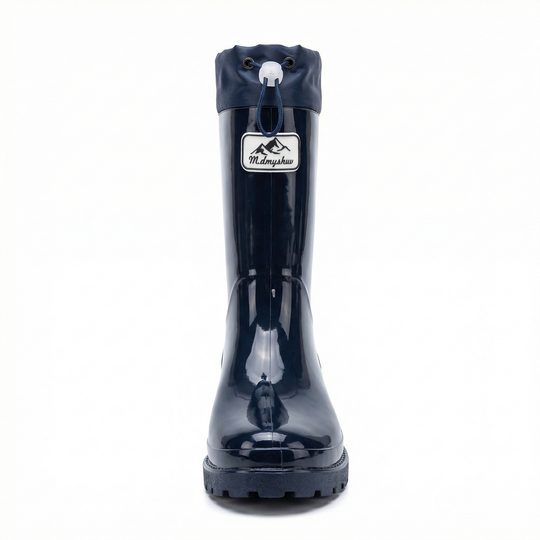 Damen Hochwertige und Stylische Gummistiefel mit Verstellbarem Schnürsystem R&B