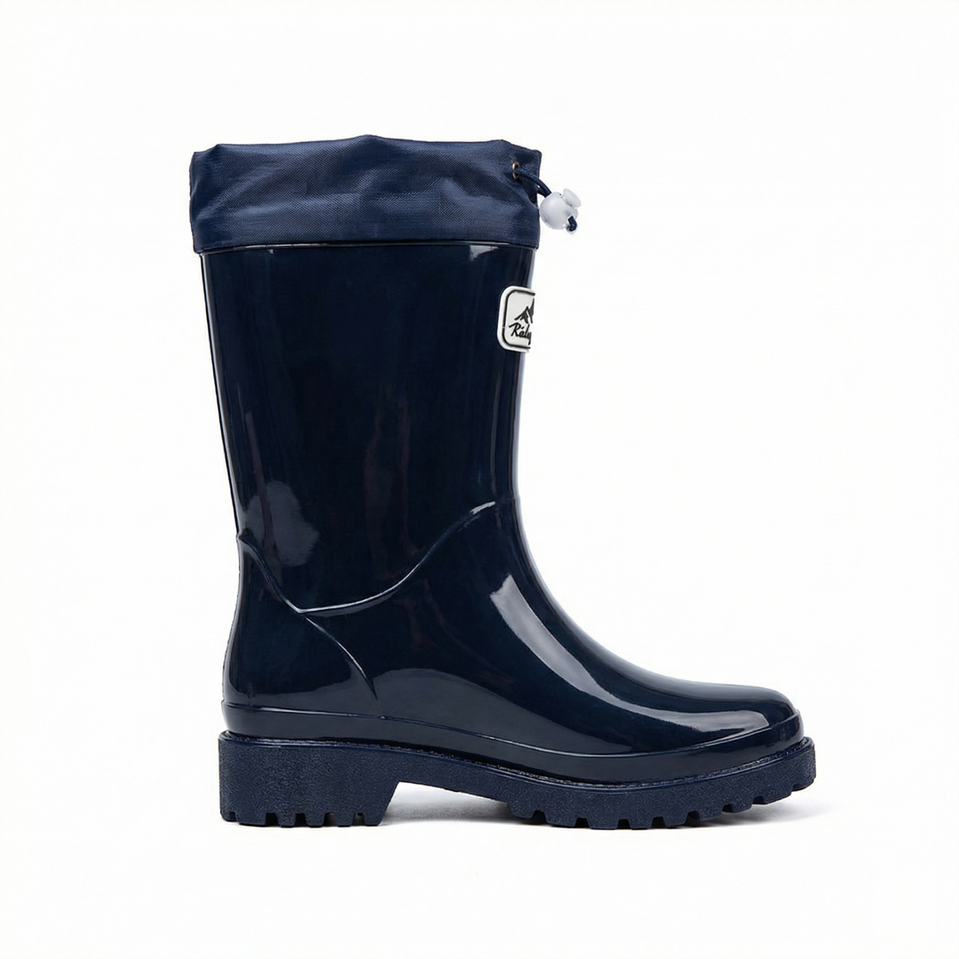 Damen Hochwertige und Stylische Gummistiefel mit Verstellbarem Schnürsystem R&B