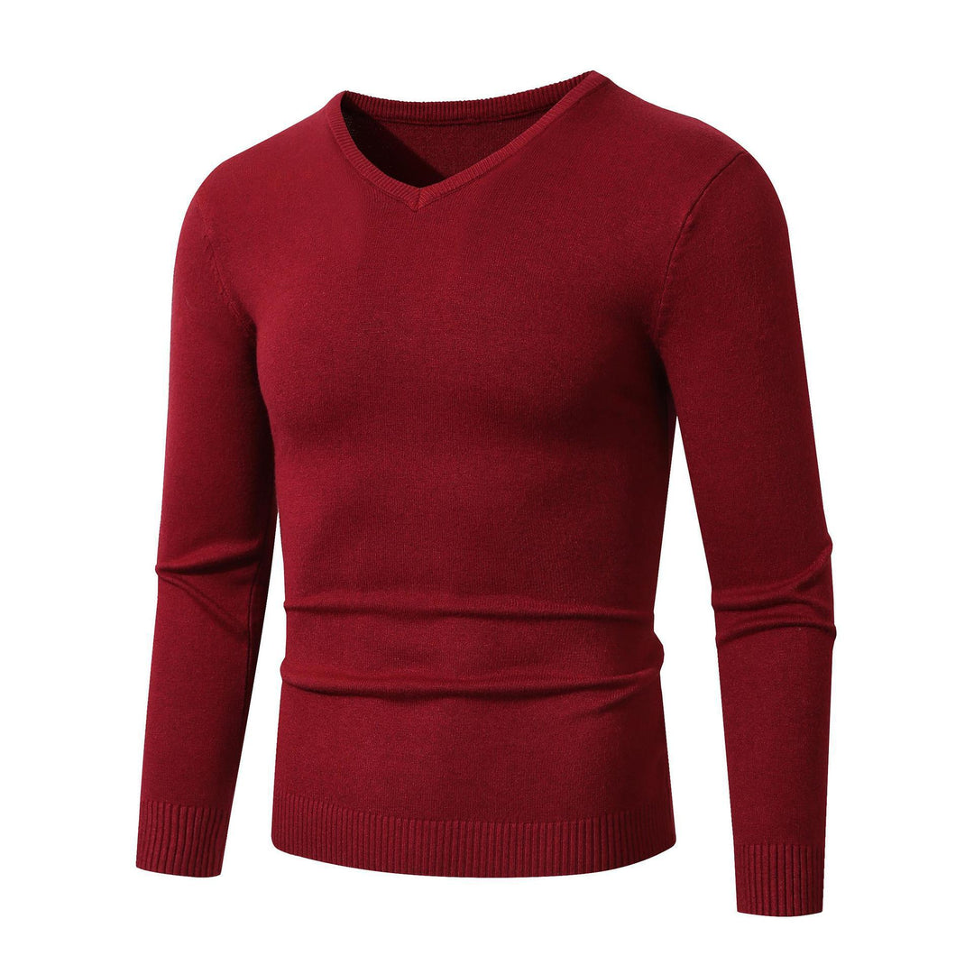 Herren eleganter V-Ausschnitt Pullover R&B
