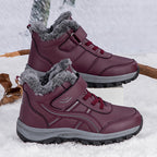 Damen Winterboots mit isolierendem Warmfutter und komfortablem Klettverschluss R&B