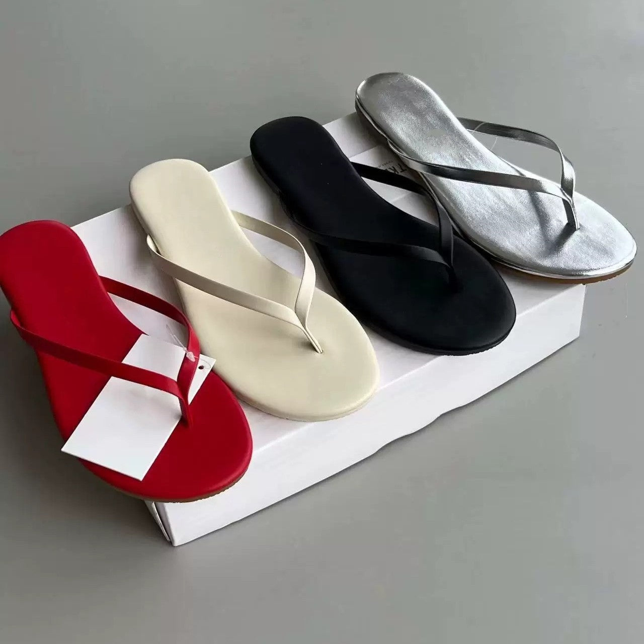 Damen Zehentrenner-Sandalen mit ergonomischem Fußbett und flexibler Sohle R&B