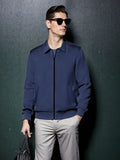 Herren sportliche Jacke mit strukturiertem Design und modernem Kragen R&B