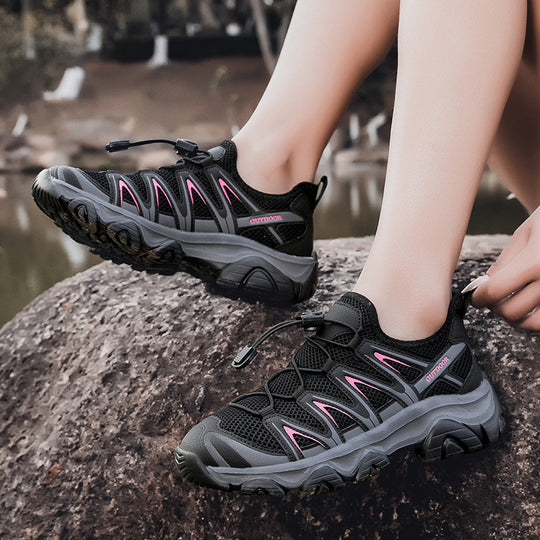 Damen Multifunktionale Outdoor-Sneaker mit praktischem Schnellschnürsystem R&B