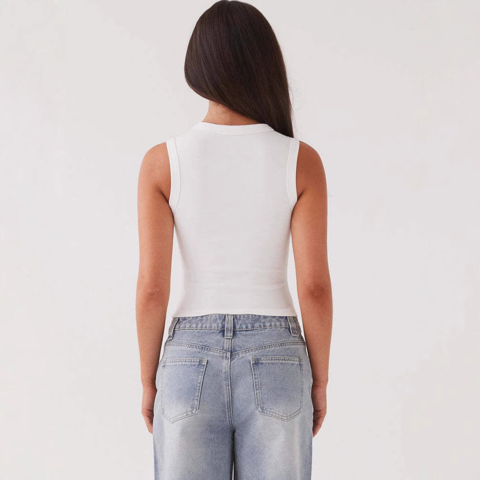 Damen tailliertes Schlafoberteil R&B