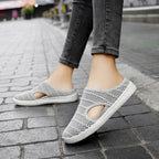 Damen Atmungsaktive Slip-On Clogs mit elastischem Netzdesign R&B