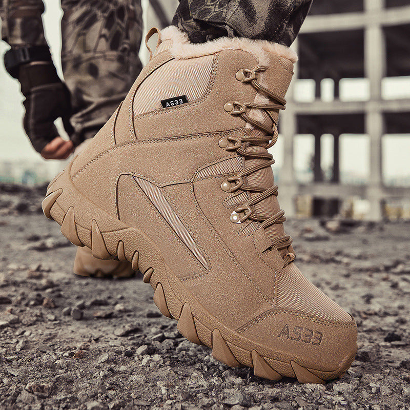 Herren isolierte Winterstiefel mit rutschfester Sohle und warmem Innenfutter R&B