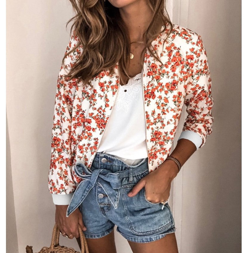 R&B | Stylische geblümte Jacke