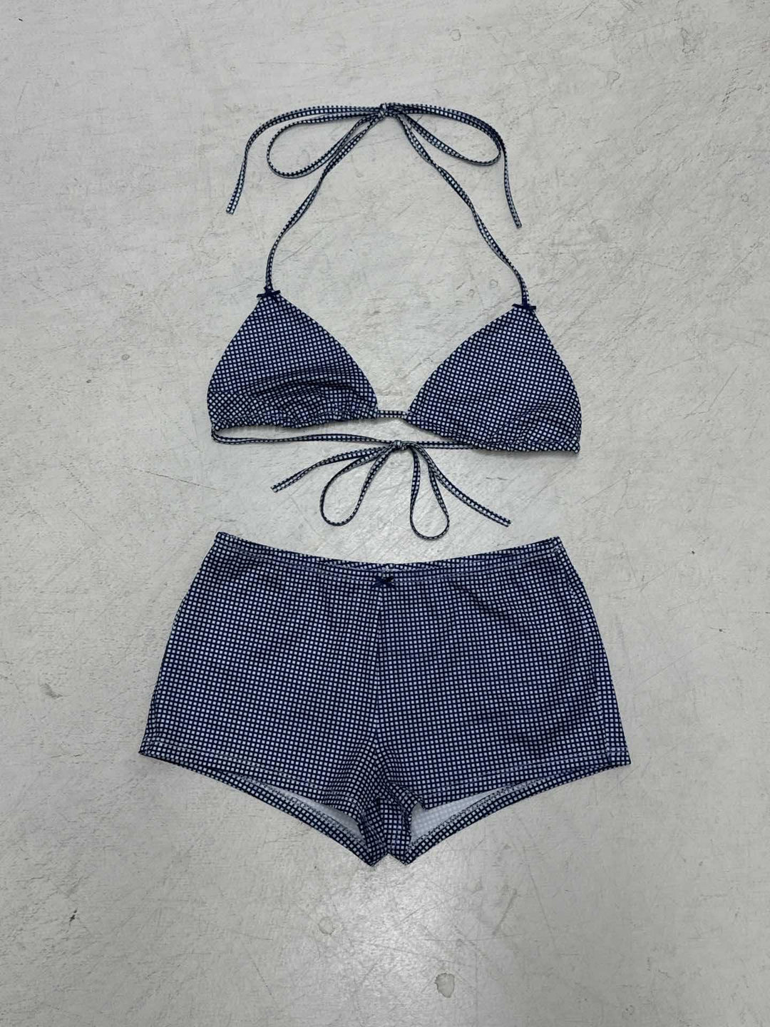 Damen Bikini-Set mit gepunktetem Design und verstellbaren Trägern R&B