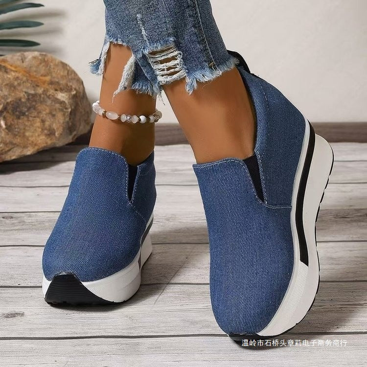 Damen Komfortable Slip-On Sneakers mit ergonomischem Fußbett und modischem Design R&B