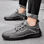 Herren Sportliche und atmungsaktive Freizeitschuhe mit elastischem Schnürsystem R&B