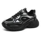 Damen Sportliche Sneakers mit atmungsaktiver Mesh-Oberfläche und gepolsterter Sohle R&B