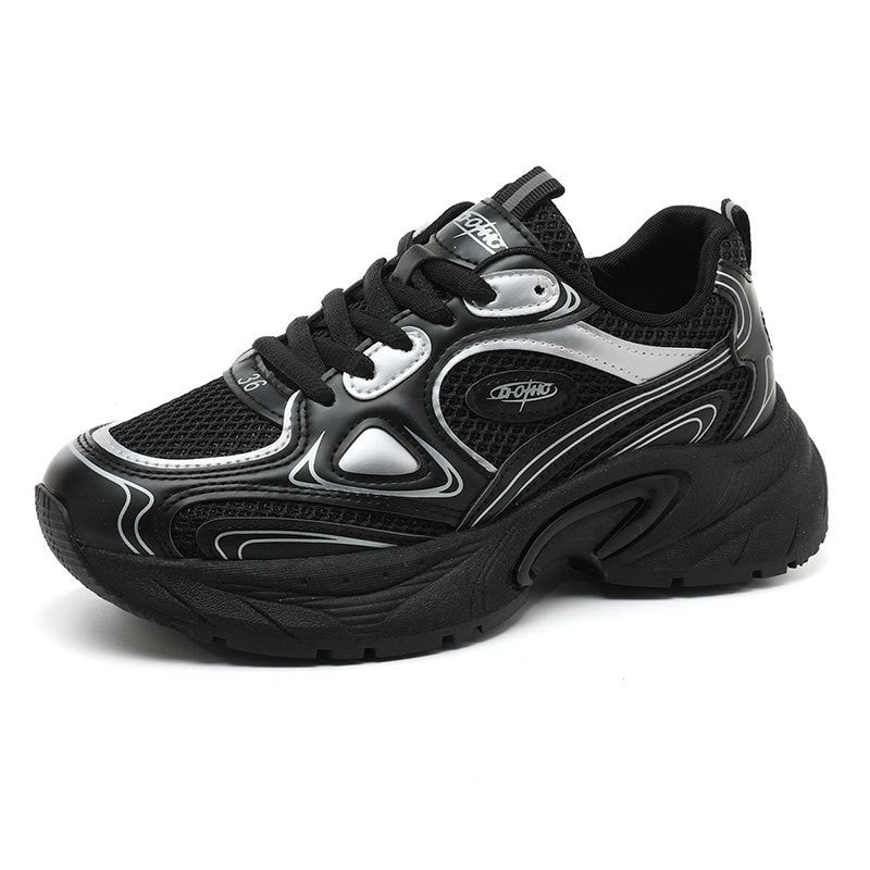 Damen Sportliche Sneakers mit atmungsaktiver Mesh-Oberfläche und gepolsterter Sohle R&B