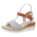 Damen Raffinierte Sandalen im Espadrille-Stil R&B