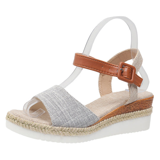 Damen Raffinierte Sandalen im Espadrille-Stil R&B