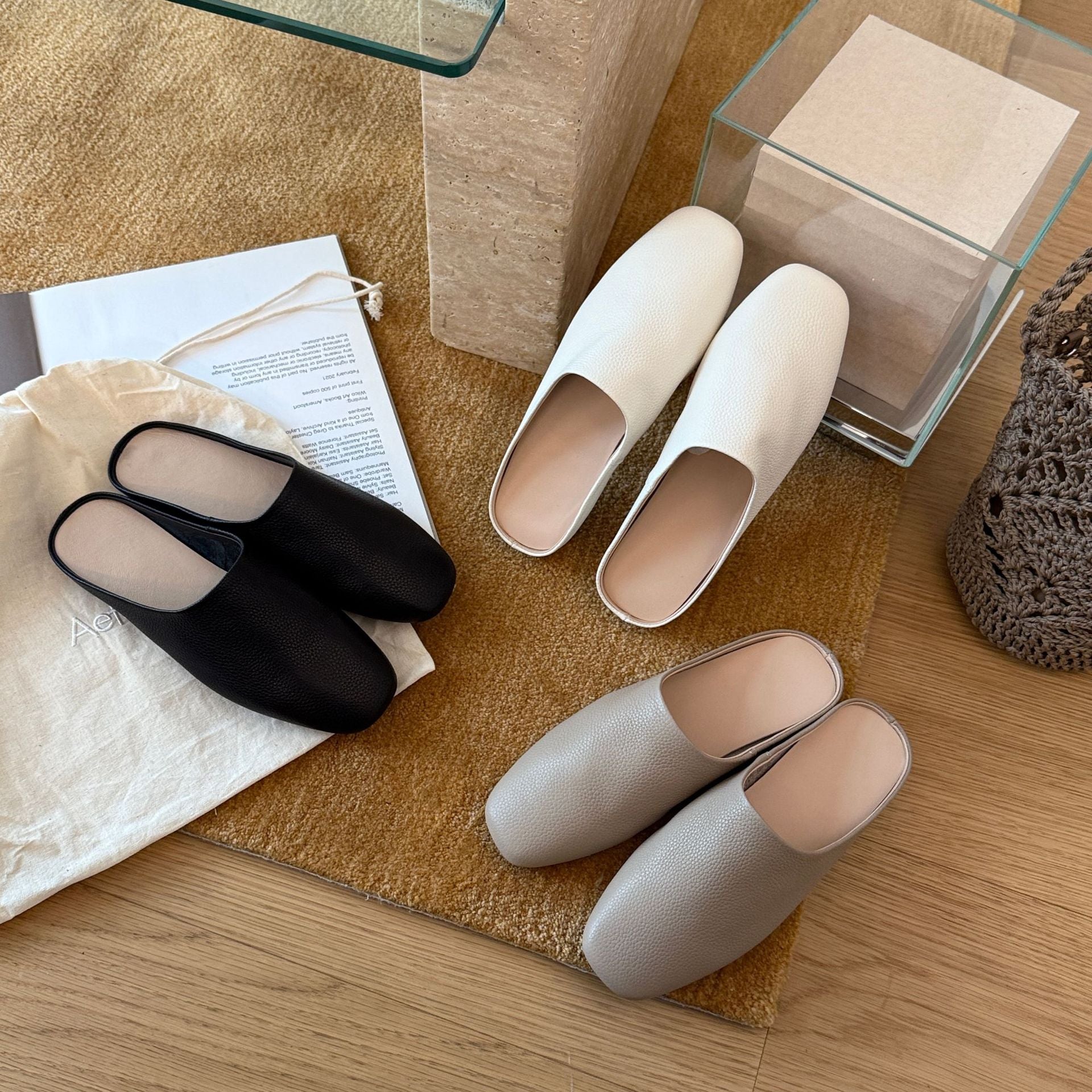 Damen Klassische Clogs aus hochwertigem Leder mit ergonomischem Fußbett und modischem Design