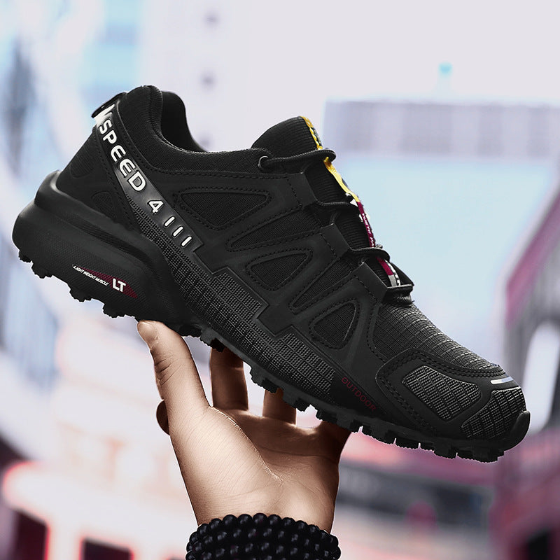 Damen Sportliche Trailrunning-Schuhe mit rutschfester Profilsohle und atmungsaktivem Obermaterial R&B