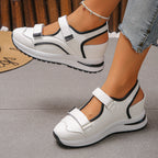 Damen Sportliche Komfortsandalen mit verstellbaren Klettverschlüssen und atmungsaktiver Sohle R&B