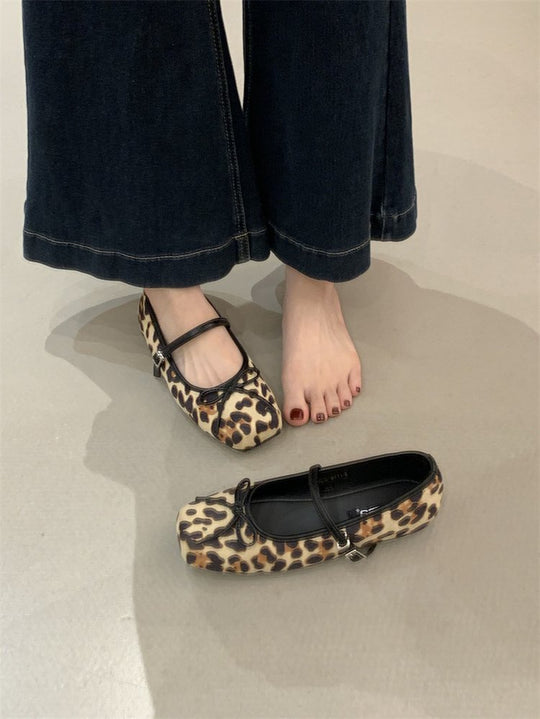 Damen Ballerinas mit modischem Riemchen und dekorativem Schleifendesign R&B