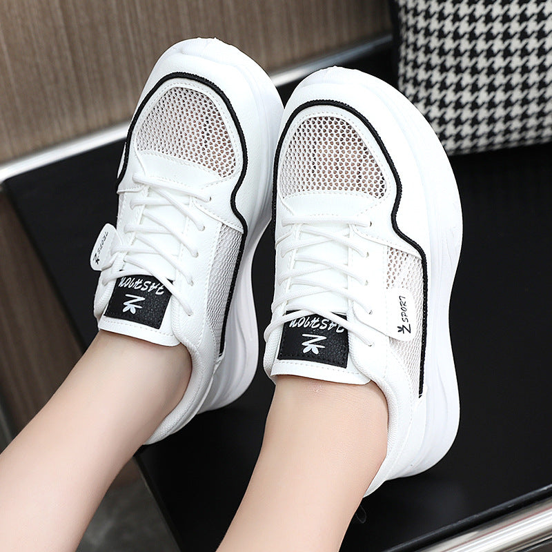 Damen Sneakers mit atmungsaktivem Mesh-Obermaterial und stoßdämpfender Sohle R&B