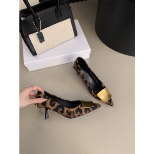 Damen elegante Pumps mit goldener Schnalle R&B