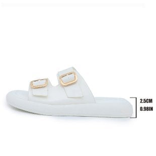 Damen Komfortable Slides mit verstellbaren Schnallen R&B
