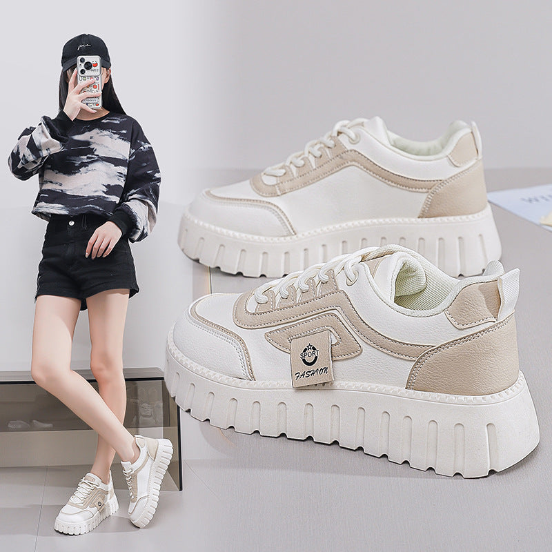 Damen Plattform Sneakers mit bequemem und leichtem Obermaterial R&B
