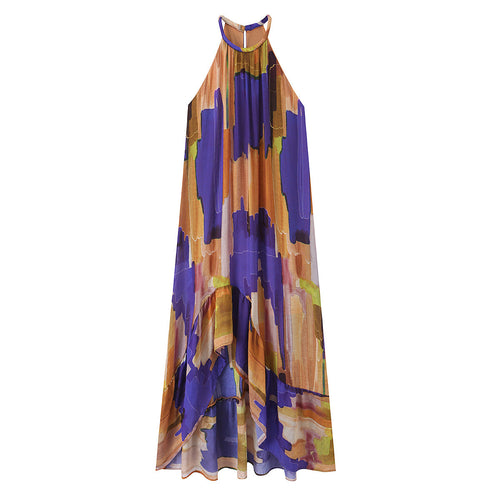 Damen Maxikleid mit modernem Farbverlauf R&B