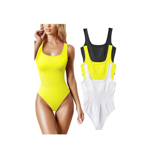 Damen Stylischer Einteiler mit Rippstruktur R&B